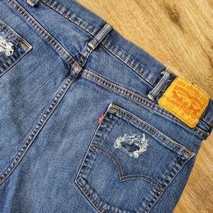 Levi's Denim Jean cut off shorts size 40